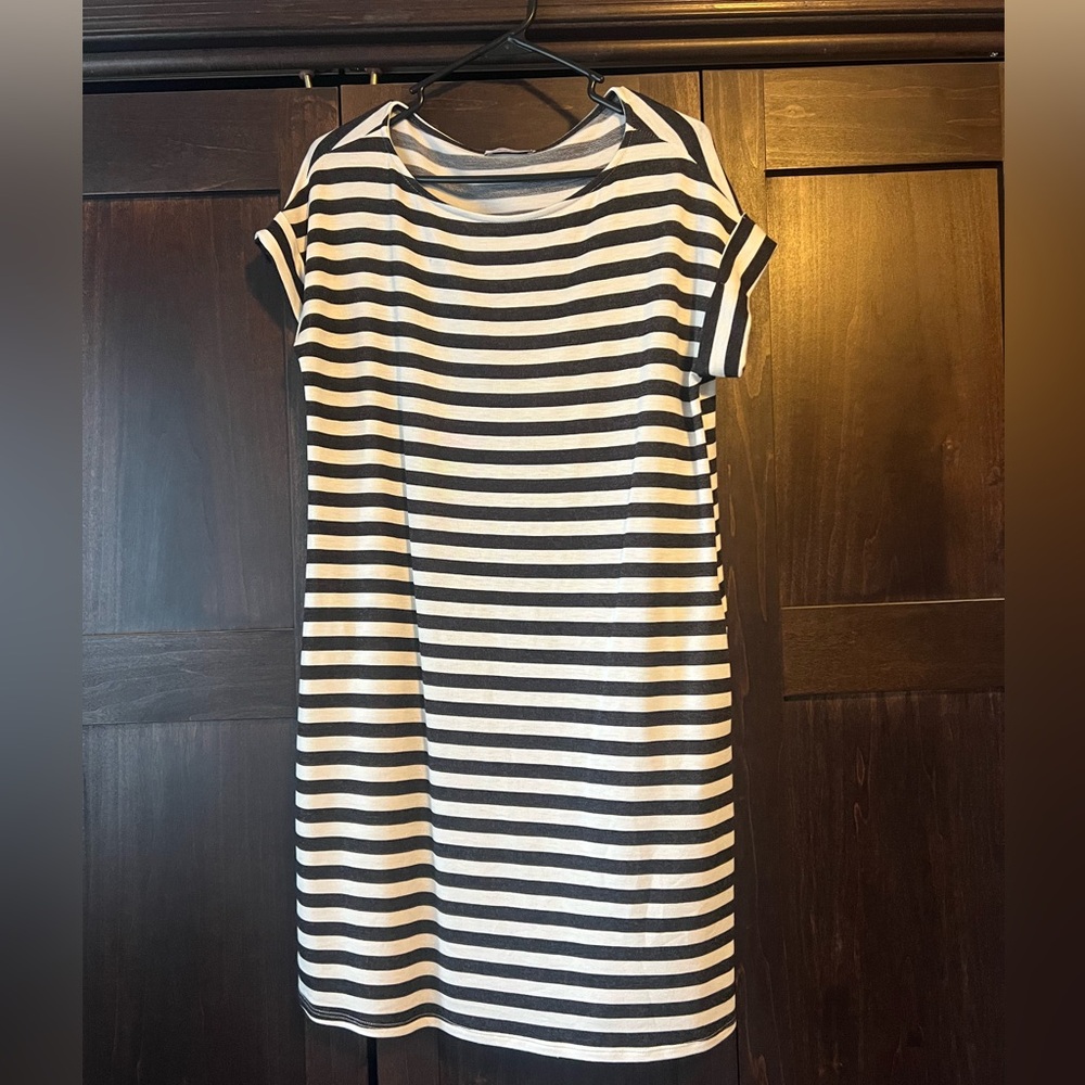 White Birch Striped Dress